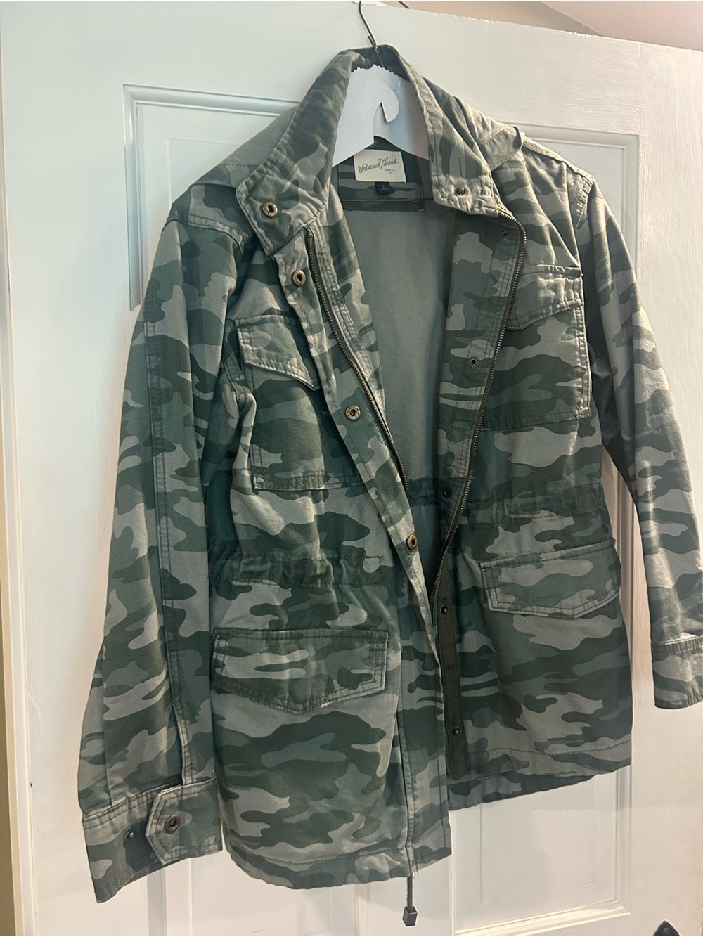 Universal Thread Olive Green Camo Shirt Jacket